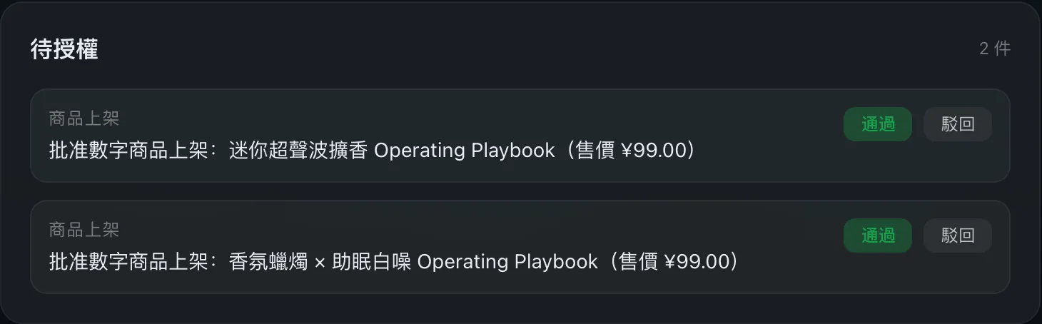 审批队列